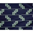 thumbnail image 4 of oneOone Polyester Lycra Fabric Stripe & Check Kasuri Print Fabric BTY 56 Inch Wide, 4 of 4