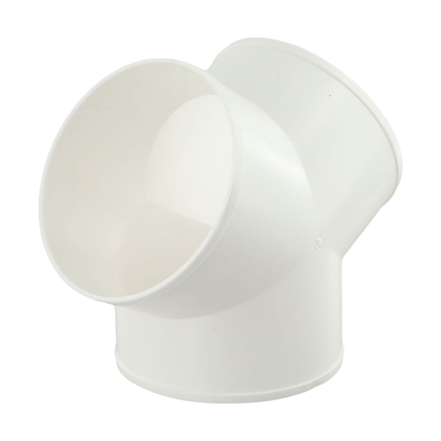 MYG for PVC Y Shape Ducting Splitter Connector for Extractor Fans Range Hood 150mm White Ventilation Accessories Air Distribution System
