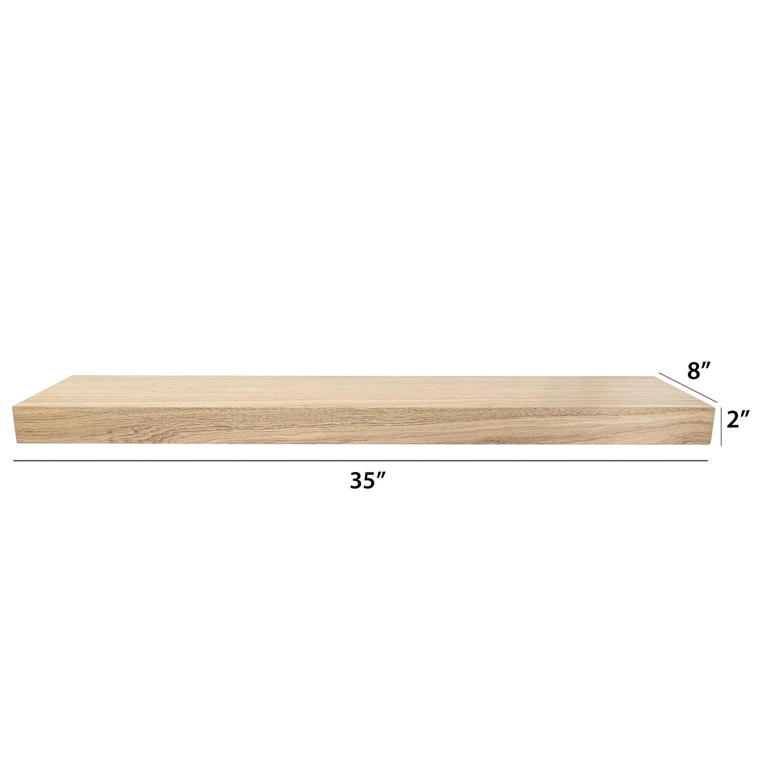 Hometrends 35 inch Floating Honey Shelf
