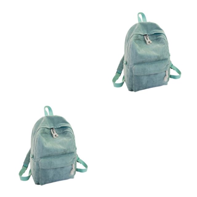 Maytalsory Sac à Dos Spacieux pour École et Voyage Durable et à la Mode Robuste Vert Clair 2ensemble