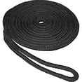 thumbnail image 2 of 1/2" X 15' Premium Double Braid Dock Line, Black, 100% Nylon, 2 of 3