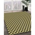 thumbnail image 3 of Ahgly Tapis Rond Lavable en Machine Intérieur Transitionnel Gris Minuit, 4 Pieds Rond, 3 of 7