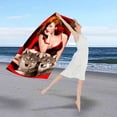 thumbnail image 5 of Meitianfacai Microfiber Beach Towel Super Lightweight Colorful Bath Towel Sandproof Beach Blanket Multi-Purpose Towel For Travel Swimming Pool 28x55 Inch, 5 of 5
