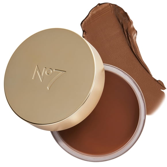 No7 Pro Artist Soft Glow Cream Bronzer - Blendable Cream Makeup with a Lightweight Formula - Customizable Face Makeup for a Natural Sun-Kissed Glow - Medium (1.26 oz)