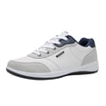 thumbnail image 1 of XZNGL Chaussures de Course Lacets de Chaussures pour Espadrilles Hommes Mode Décontractée à Lacets Cuir Sport Chaussures de Course Respirantes Espadrilles, 1 of 8