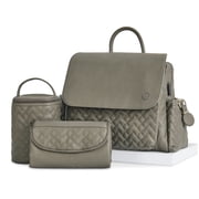 Hannah & Sophia Traveler Diaper Bag Set, Forest Green
