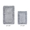 thumbnail image 5 of Better Trends Premium Bathroom 30 Round Mat 100% Cotton Water Absorbent Non-Slip Backing Machine Washable for Bathroom Tub and Shower Use Gray Shaggy Border Collection, 5 of 5