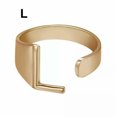 thumbnail image 1 of CUITING Fashion Adjustable Initial Alphabet Letter A-Z Ring Finger Rings Women Jewellery-Silver C, 1 of 9
