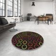 thumbnail image 4 of Ahgly Tapis Rectangulaire Lavable en Machine Intérieur Transitionnel Marron Chocolat, 7 Pieds x 9 Pieds, 4 of 7