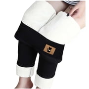 Pisexur Fleece Lined Leggings for Women Winter Warm Thick Tights Thermal Legging High Waisted Pants Tummy Control Soft Stretchy Legging