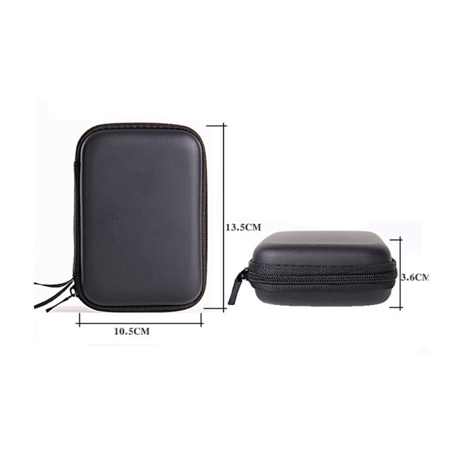 EVA Shockproof Carry Case Cover Carry Case ; Earphone Pouch For USB Cable Earphone Storage Protect Bag