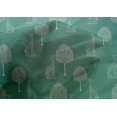 thumbnail image 4 of oneOone Cotton Silk Fabric Tree & Giraffe Block Printed Craft Fabric BTY 42 Inch Wide, 4 of 4