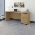 thumbnail image 2 of Series C 72W Office Desk with File Cabinet in Light Oak - Engineered Wood, 2 of 7
