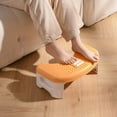 thumbnail image 4 of Dvkptbk Assistance Steps Folding Toilet Stool, Squatting Poop Stool, Bathroom Potty Step Stool, Toilet Assistance Steps, Step Stool, Fits All Toilets, Detachable ＆ Stackable, 4 of 8