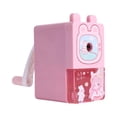 thumbnail image 2 of Fridja Manual Pencil Sharpener Hand Pencil Sharpener Pencil Sharpener for Standard Pencils, Colored Pencils and Makeup Pencils for Classroom, Home, Office Use (Pink), 2 of 6