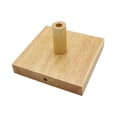 thumbnail image 3 of Wooden Table Lamp Base Stand Durable Ornament Easy to Use Devices Universal Modern Craft Replacement Parts for DIY Display Bedroom Desk, 3 of 8