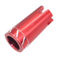 thumbnail image 2 of pitrice Fishing Rod Gimbal Metal Pole Cap for Holder Rod Rod Repair Black DIY Building Rod Red Length 5.5cm, 2 of 6