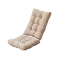 thumbnail image 3 of Feltree Thickened Suede Folding Cushion 2-Piece Set for Chair Recliner and Rocking Chair - Comfortable Support with Easy Clean Home Decor, 3 of 8