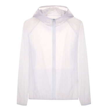 Plebaso Veste de Protection Solaire pour Femmes Légère à Capuche Zippée Manches Longues Chemise de Soleil Extérieure avec Poches