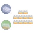 thumbnail image 1 of 10Pcs Food Packaging Bags Visible Design Reusable Moisture-Proof Good Sealing Effect Leakproof Food-Storage PET Clear Fresh-keeping Food Storage Zip Shut Bags for Home, 1 of 8
