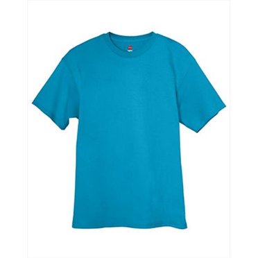 Hanes 5250 Tagless T-Shirt Teal Blue 2XL