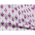 thumbnail image 5 of oneOone Rayon Violet Fabric Ikat Fabric For Sewing Printed Craft Fabric By The Yard 56 Inch Wide, 5 of 5