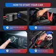 thumbnail image 3 of Portable 12V Emergency Car Jump Starter Cables with Smart Clamp Replacement, 3 of 4