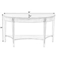 thumbnail image 4 of Butler Specialty Table Console Masterpiece Demi-Lune Brun Foncé, 4 of 4