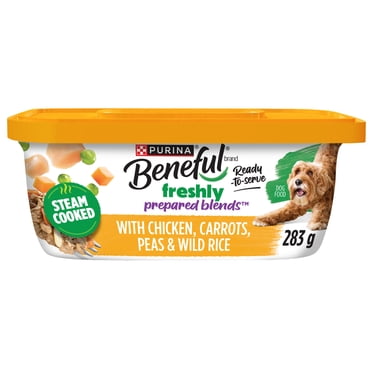 Purina Beneful Chopped Blends with Chicken, Carrots, Peas & Wild Rice, Wet Dog Food 283g
