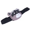 thumbnail image 5 of Kids Headlamp Raccoon Appearance 2 Lighting Modes Lightweight Battery Powered Plastic LED Headlight for Children, 5 of 5