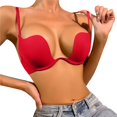 thumbnail image 1 of Ketyyh-chn99 Bras Yoga Ensemble pour Femmes Soutien-Gorge en Coton Extensible Confort Extrême Rouge,80b, 1 of 5