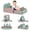 Vert, variante sur Qaba Jouets d'Escalade 12 Pcs pour Tout-Petits, Blocs d'Escalade en Mousse, Gris