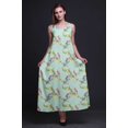 thumbnail image 4 of Bimba Robe Longue Décontractée pour Femmes en Rayonne à Bretelles Spaghetti, Maxi d'Été, Robe Soleil - XX-Grand, 4 of 5