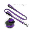 thumbnail image 2 of BB Brotrade Dog Leash,5 FT Heavy Duty Dog Leash With Comfortable Padded Double Handle,Reflective No Pull Dog Leashes For Small Medium Large Dogs Outdo, 2 of 5