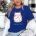 thumbnail image 4 of Meichang T-Shirts pour Femmes, T-Shirts de la Saint-Valentin, Imprimé Drôle, Hauts Mignons, Col Rond, Manches Courtes, T-Shirts de Vacances, Saint-Valentin, 4 of 4