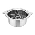thumbnail image 4 of kurtrusly Durable Divided Hot Pots Stainless Steel Hot Pot With Divider For Daily Stainless Steel Separate Shabu Pot Cookware, 4 of 6