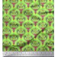 thumbnail image 1 of Soimoi Velvet Fabric Moroccan Damask Print Sewing Fabric Yard 58 Inch Wide, 1 of 3