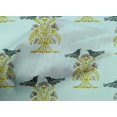 thumbnail image 4 of oneOone Cotton Poplin Fabric Bird & Tree Block Printed Fabric 1 Yard 56 Inch Wide, 4 of 4