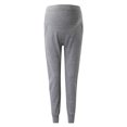 thumbnail image 4 of Penkiiy Pantalon Décontracté Uni pour Femme, Extensible et Confortable, Gris, pour S, 4 of 8