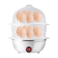 thumbnail image 2 of Cagogo under $5 Egg Cooker, Mini Stainless Steel Egg Cooker, Double Layer Boiled Egg Breakfast Maker, Household Electric Appliance, Soft Hard Egg Boiler, Compact Kitchen Tool, 2 of 6