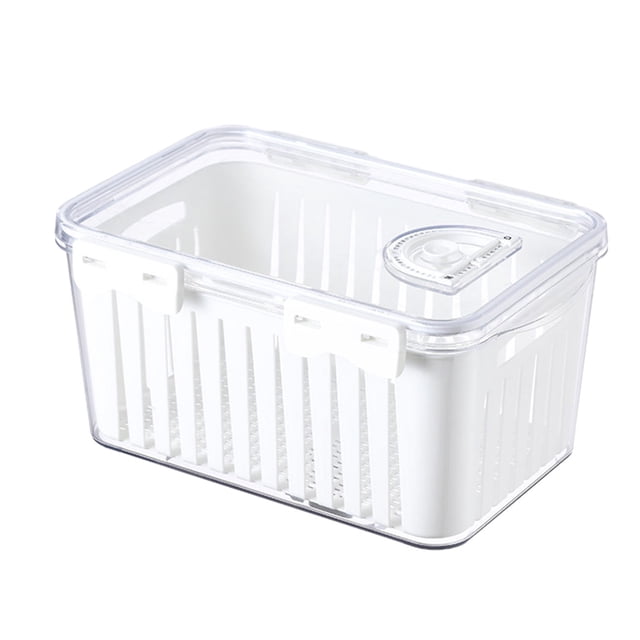 Conteneurs pour Organisateurs de Nourriture et Réfrigérateur, Bacs de Rangement pour Aliments, Conteneur de Stockage pour Réfrigérateur avec Couvercles, Garde-Frais pour Fruits et Légumes