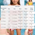 thumbnail image 2 of RXMEKW Girls Bikini Swimsuit for Kids with Ruffle Skirt and Halter Top, 2-Piece Princess Hot Spring and Pool Set in Purple, 2 of 7