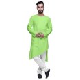 thumbnail image 1 of Atasi KurtaForMen Coupe Unie à Manches Longues pour Hommes en Coton à Col Rond, 1 of 5