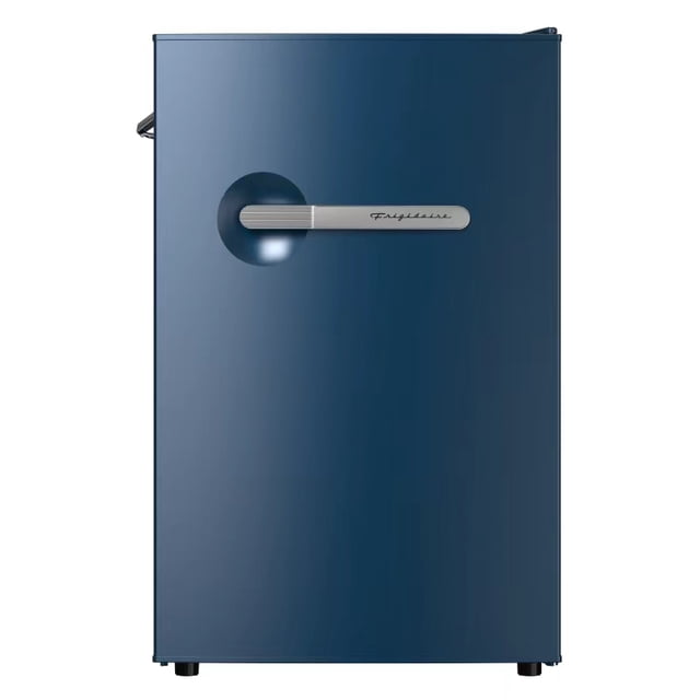 Frigidaire 4.5 Cu. ft. Compact Retro Refrigerator with Built-in Side Bottle Opener, Mini Fridge with Chiller Compartment, Azure