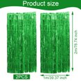 thumbnail image 4 of Langgg Rideau à Franges de 6,5 Pi 0 Pcs Rubans Décorations de Fête Rideau en Guirlande Toile de Fond Vert 6,5 Pi 2 Ensembles, 4 of 6