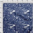 thumbnail image 3 of oneOone Cotton Poplin Blue Fabric Asian Japanese Pattern Dress Material Fabric Print Fabric By The Yard 56 Inch Wide, 3 of 4