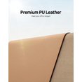 thumbnail image 2 of 23.6" x 13.8" Leather Desk Pad Protector, Office Desk Mat, Large Mouse Pad, Non-Slip PU Leather Desk Blotter, Laptop Desk Pad, Waterproof Desk Writing Pad for Office and Home, 2 of 9