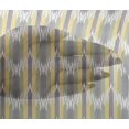 thumbnail image 3 of oneOone Viscose Chiffon Fabric Ikat Style Stripe Print Sewing Fabric BTY 42 Inch Wide, 3 of 3