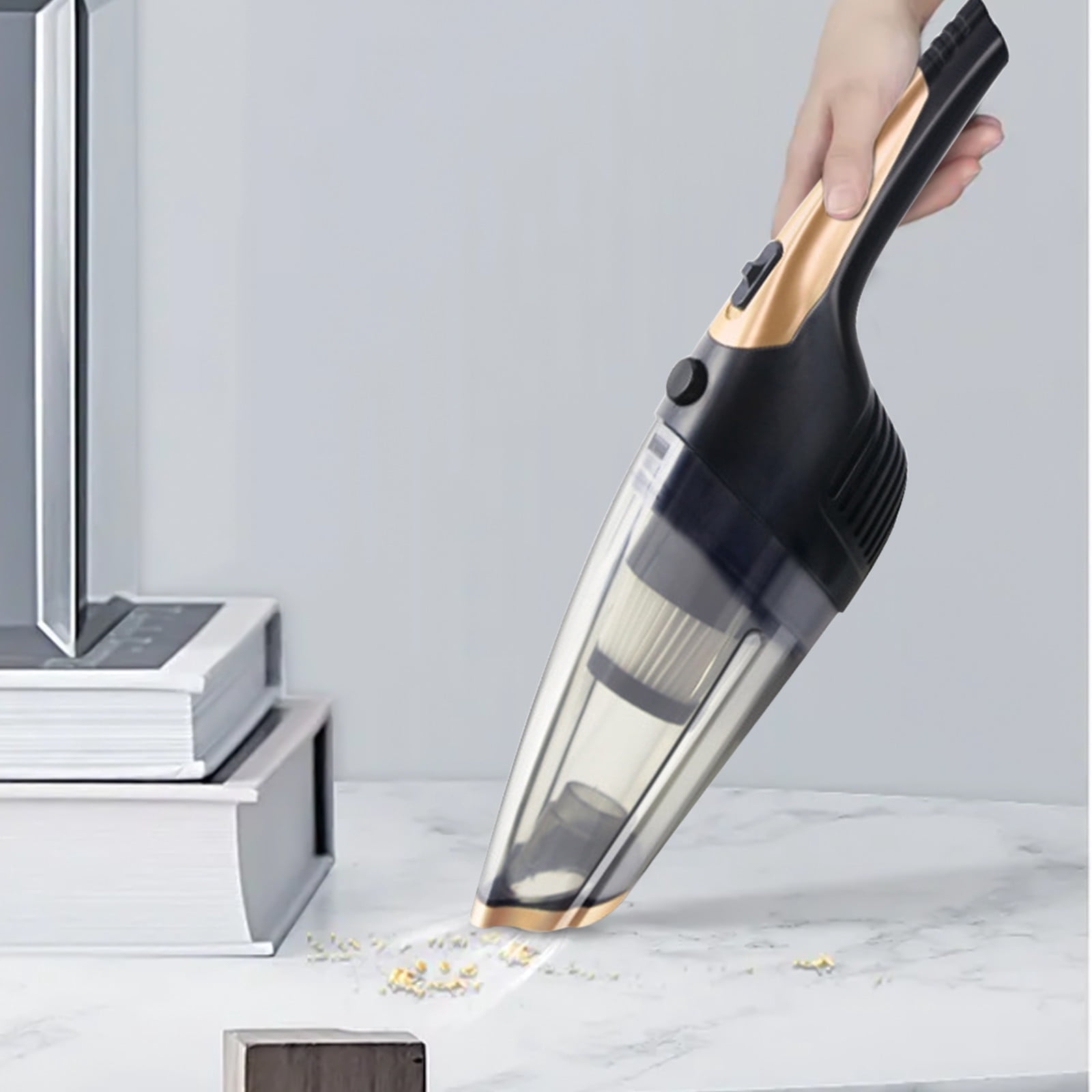 Suncoda Vacuum Cleaner, Cleaning Supplies Portable Handheld Car Vacuum Cleaner Wireless Vacuum Cleaner Wet and Dry Handheld Vacuum Cleaner Household Goods Dirt Cleaner