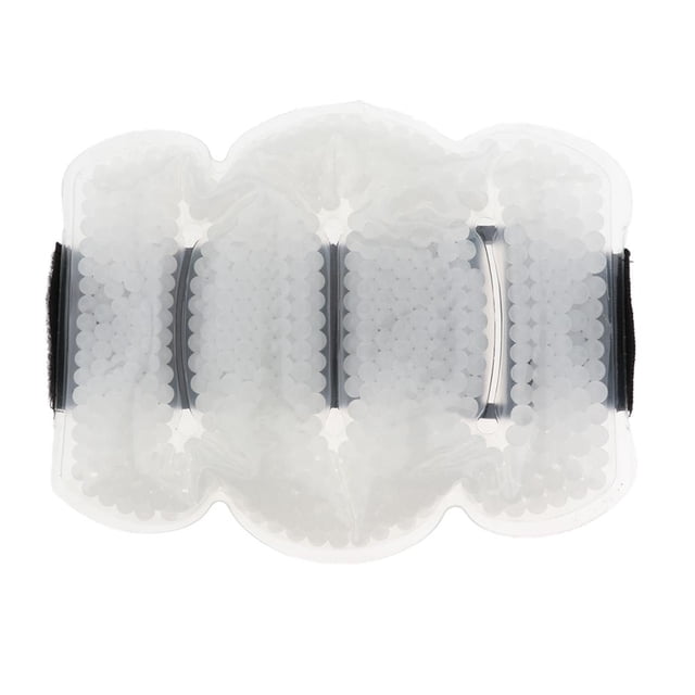 Waist Reusable Microwavable Beads Hot Cold Compress Ice Pack Wrap White